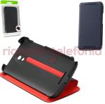 Custodia Flip Case per HTC Desire 500 Z4 (Rosso)