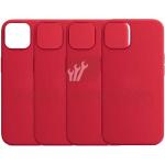 Set da 3 custodie Silicone Case per iPhone 12/12 mini/12 Pro/12 Pro Max ((PRODUCT) RED)