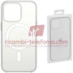 Custodia MagSafe in silicone per iPhone 12 Pro Max (Trasparente)